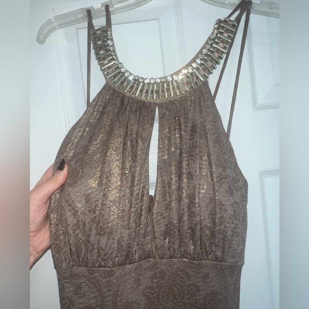 Taupe Formal/Evening Gown